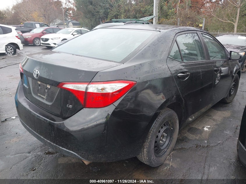 2016 TOYOTA COROLLA VIN: 5YFBURHE5GP412500