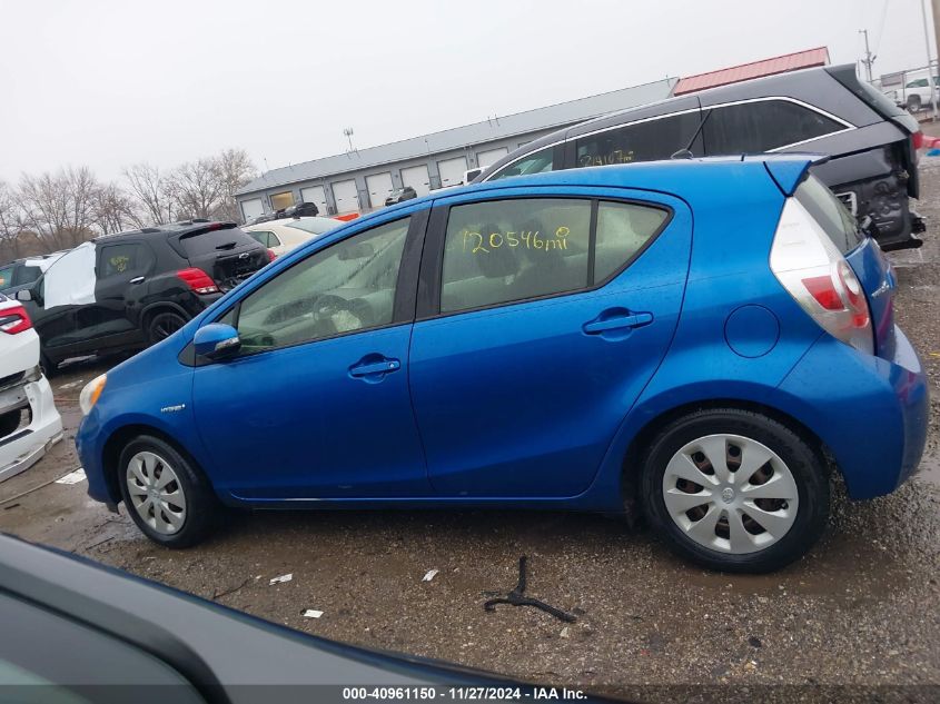 2012 Toyota Prius C Two VIN: JTDKDTB35C1018868 Lot: 40961150