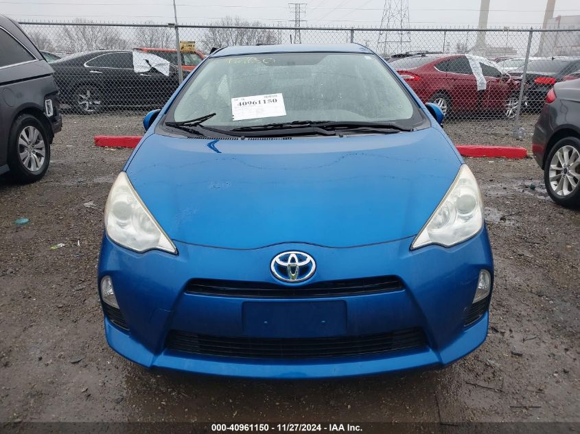 2012 Toyota Prius C Two VIN: JTDKDTB35C1018868 Lot: 40961150