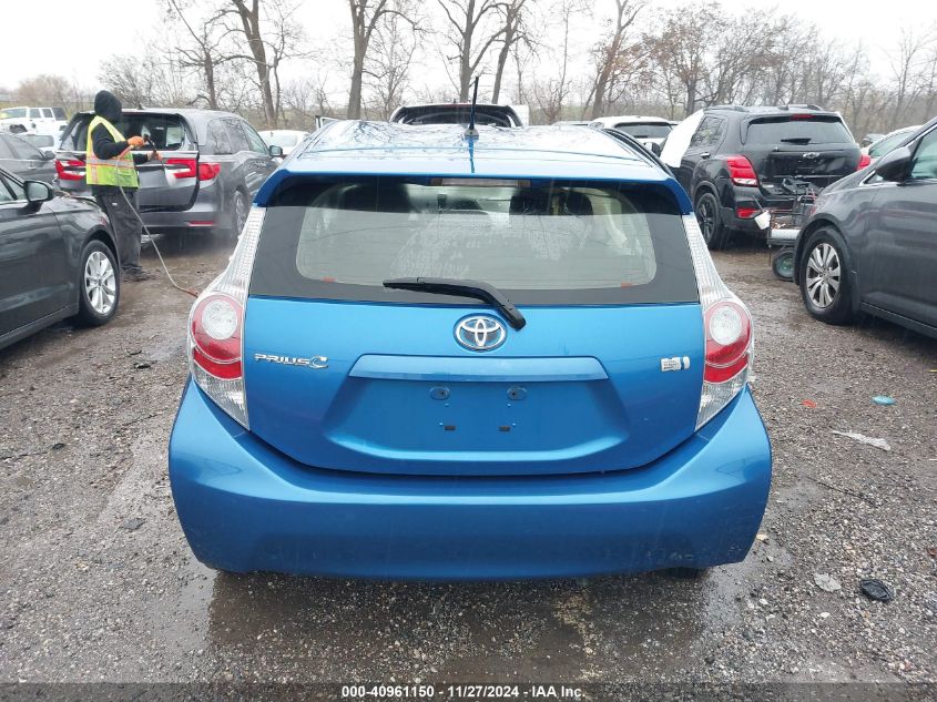 2012 Toyota Prius C Two VIN: JTDKDTB35C1018868 Lot: 40961150