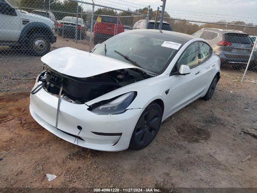 VIN 5YJ3E1EA2PF455045 2023 TESLA MODEL 3 no.2