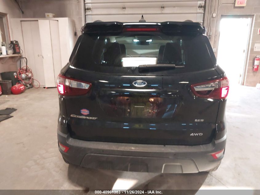 2020 Ford Ecosport Ses VIN: MAJ6S3JL7LC338230 Lot: 40961383