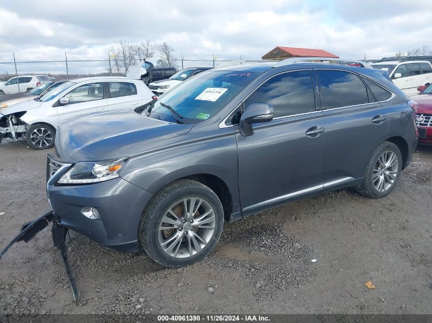 VIN 2T2BK1BA2EC249617 2014 Lexus RX, 350 no.2