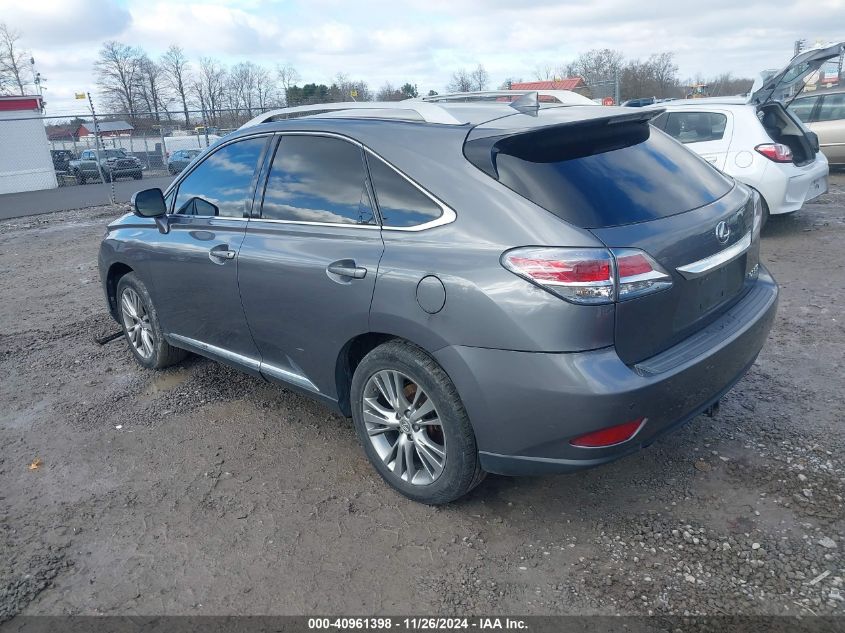 VIN 2T2BK1BA2EC249617 2014 Lexus RX, 350 no.3