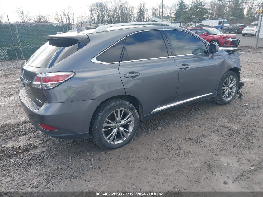 VIN 2T2BK1BA2EC249617 2014 Lexus RX, 350 no.4