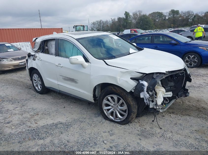 VIN 5J8TB3H54HL013404 2017 ACURA RDX no.1