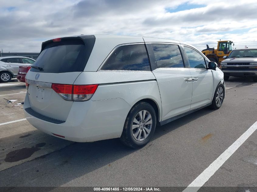 VIN 5FNRL5H6XFB022067 2015 Honda Odyssey, Ex-L no.4