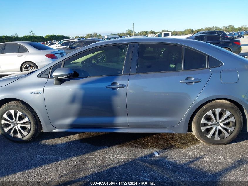 2021 TOYOTA COROLLA HYBRID LE - JTDEAMDE8MJ032372