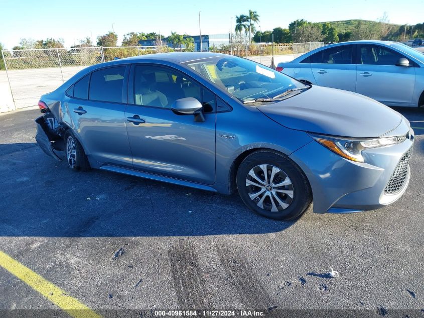 2021 TOYOTA COROLLA HYBRID LE - JTDEAMDE8MJ032372