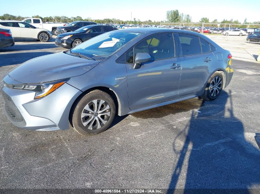 2021 TOYOTA COROLLA HYBRID LE - JTDEAMDE8MJ032372