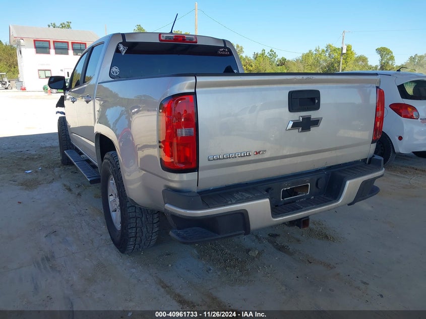 VIN 1GCGSBEN9H1158531 2017 CHEVROLET COLORADO WT