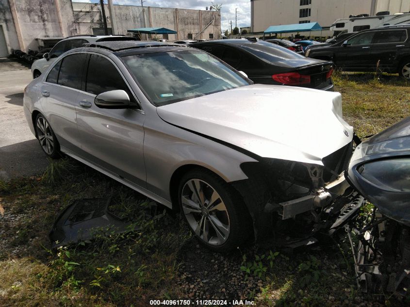 VIN 55SWF4JB8JU250684 2018 MERCEDES-BENZ C 300 no.1