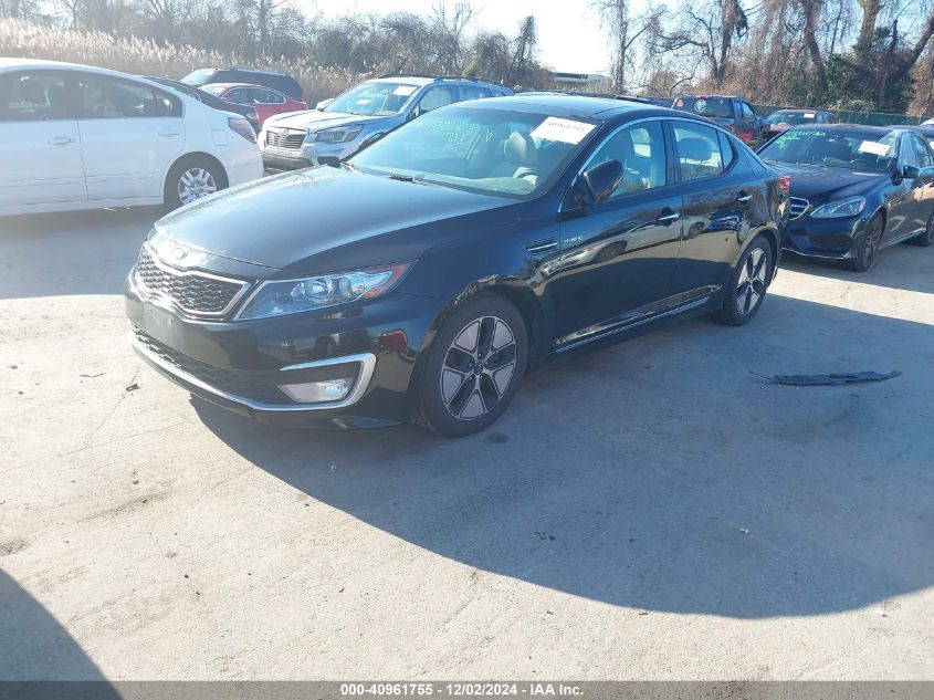 VIN KNAGM4AD0D5042265 2013 KIA Optima, Hybrid EX no.2