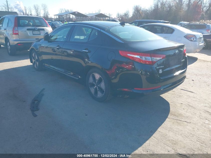 VIN KNAGM4AD0D5042265 2013 KIA Optima, Hybrid EX no.3