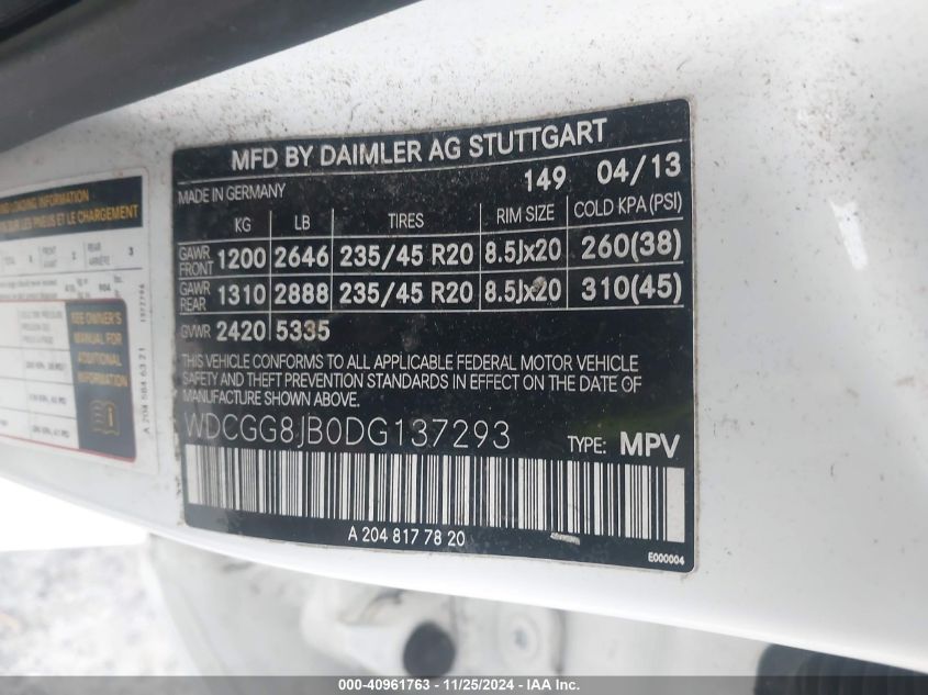 VIN WDCGG8JB0DG137293 2013 Mercedes-Benz GLK 350, 4... no.9