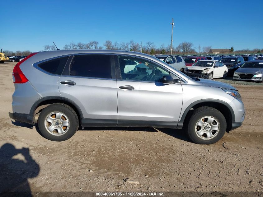 2016 Honda Cr-V Lx VIN: 5J6RM4H34GL117892 Lot: 40961795