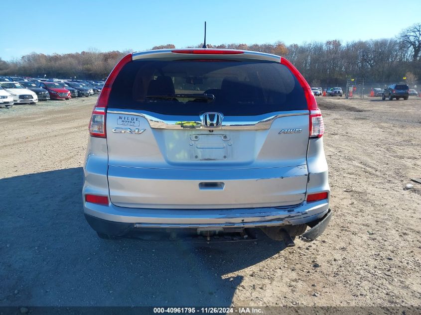 2016 Honda Cr-V Lx VIN: 5J6RM4H34GL117892 Lot: 40961795