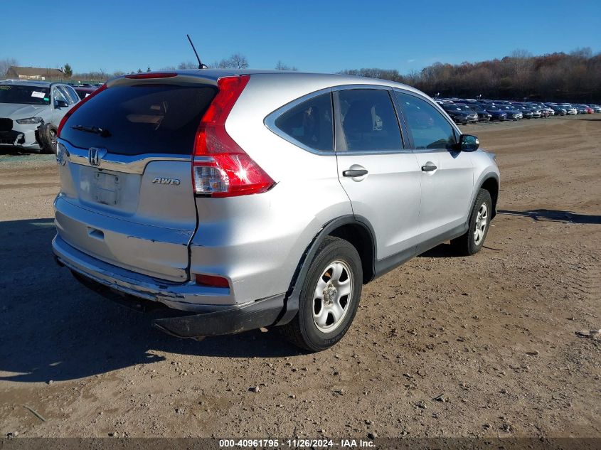 VIN 5J6RM4H34GL117892 2016 Honda CR-V, LX no.4