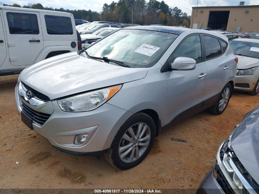 VIN KM8JU3AC1DU744459 2013 Hyundai Tucson, Limited no.2