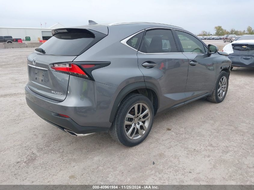 VIN JTJYARBZ7G2031189 2016 LEXUS NX 200T no.4