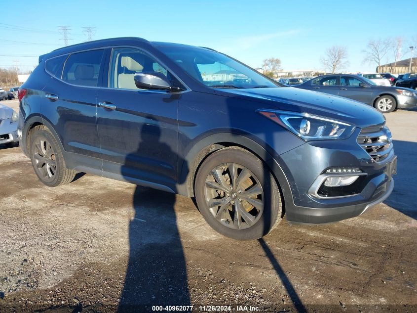 VIN 5XYZWDLA9HG472026 2017 Hyundai Santa Fe, Sport... no.1