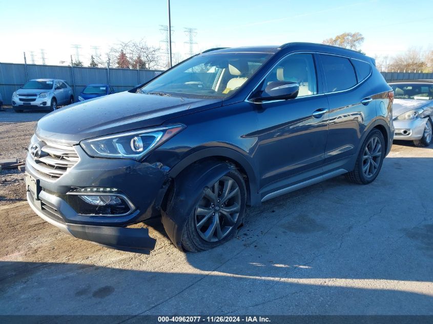 2017 HYUNDAI SANTA FE SPORT 2.0T ULTIMATE - 5XYZWDLA9HG472026