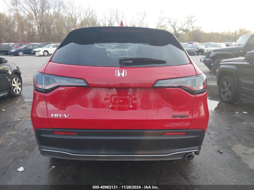 VIN 3CZRZ2H54RM725159 2024 HONDA HR-V AWD SPORT/AWD SPORT W/O BSI