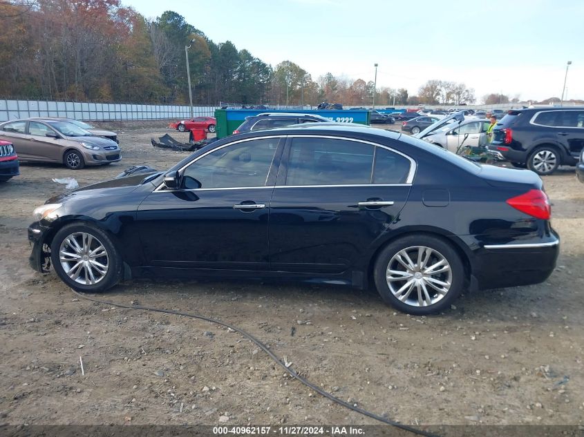 2013 Hyundai Genesis 3.8 VIN: KMHGC4DD9DU254794 Lot: 40962157