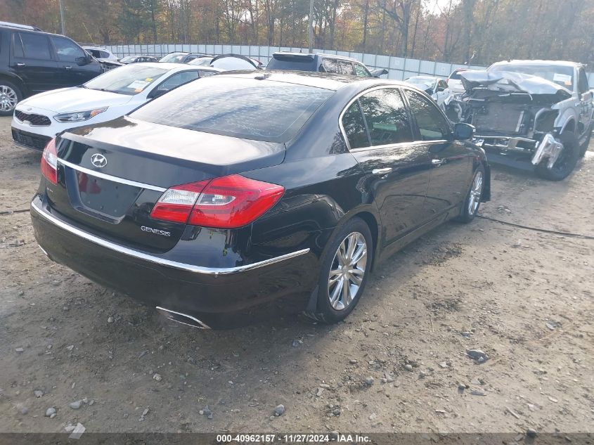 VIN KMHGC4DD9DU254794 2013 Hyundai Genesis, 3.8 no.4