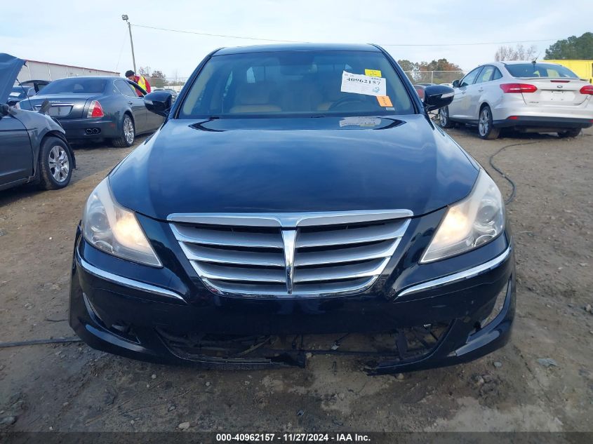 2013 Hyundai Genesis 3.8 VIN: KMHGC4DD9DU254794 Lot: 40962157