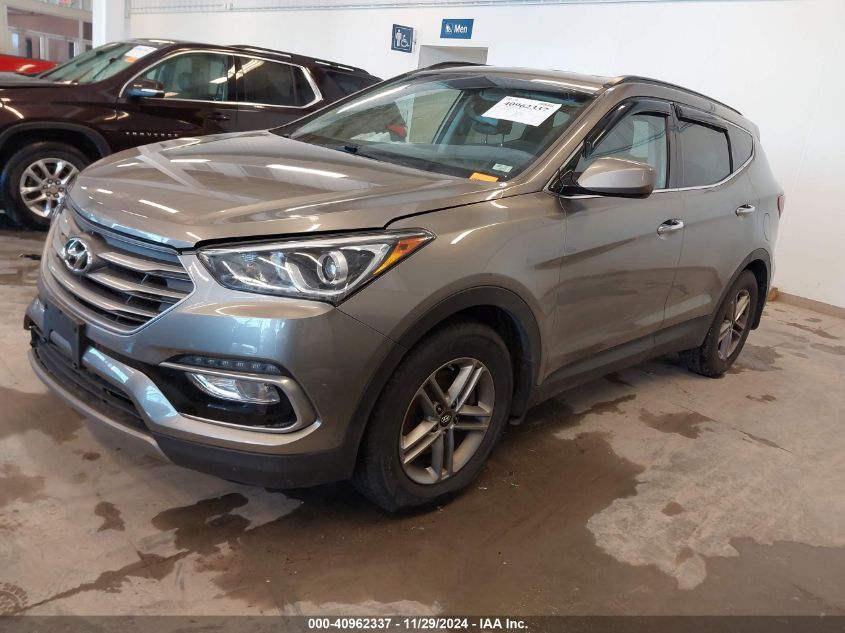 VIN 5NMZUDLB9HH037057 2017 Hyundai Santa Fe, Sport... no.2