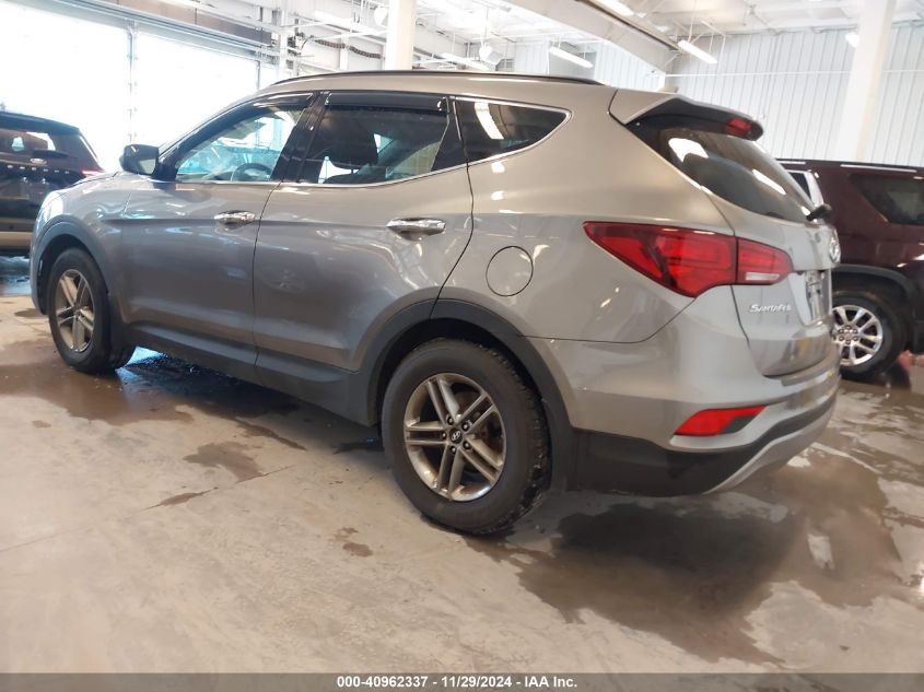 VIN 5NMZUDLB9HH037057 2017 Hyundai Santa Fe, Sport... no.3