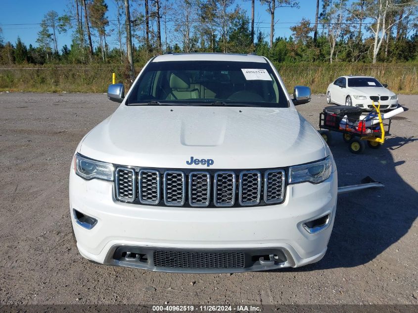 2017 Jeep Grand Cherokee Overland 4X2 VIN: 1C4RJECG9HC642186 Lot: 40962519