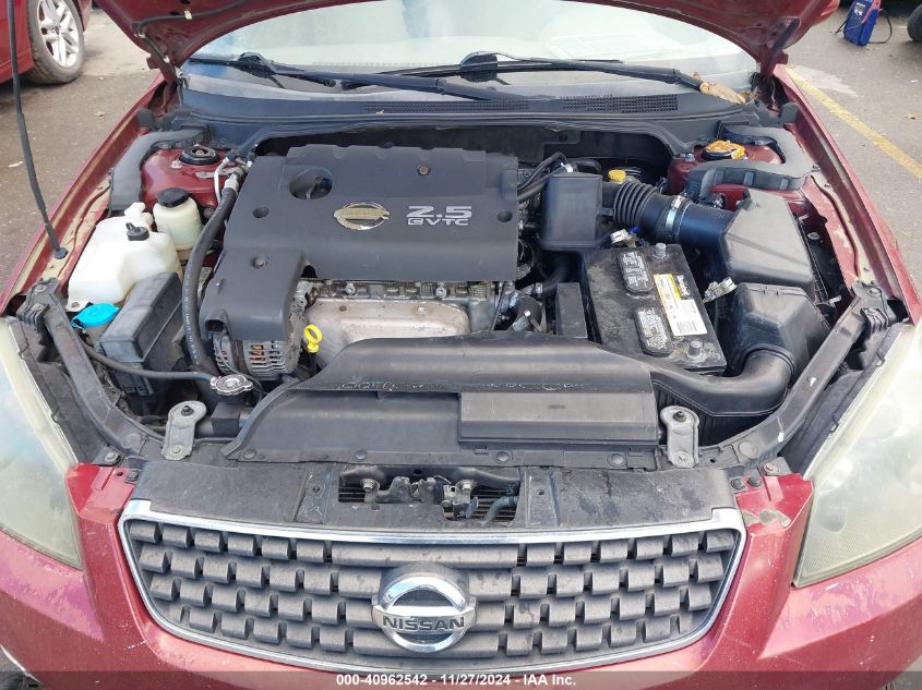 2006 Nissan Altima 2.5 S VIN: 1N4AL11DX6N322682 Lot: 40962542