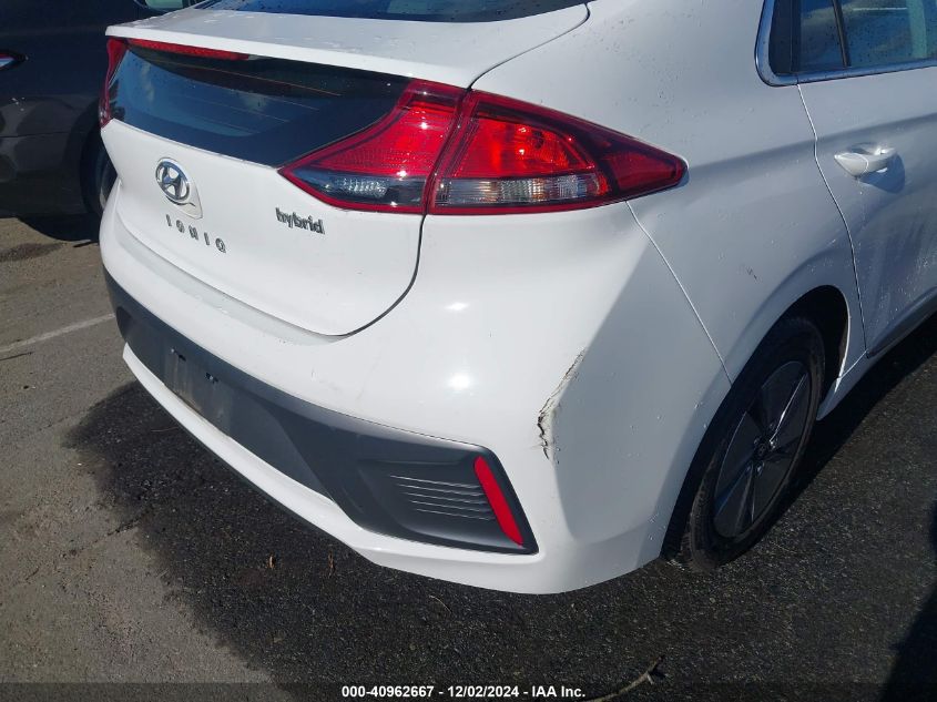 2022 Hyundai Ioniq Hybrid Se VIN: KMHC75LC0NU278971 Lot: 40962667