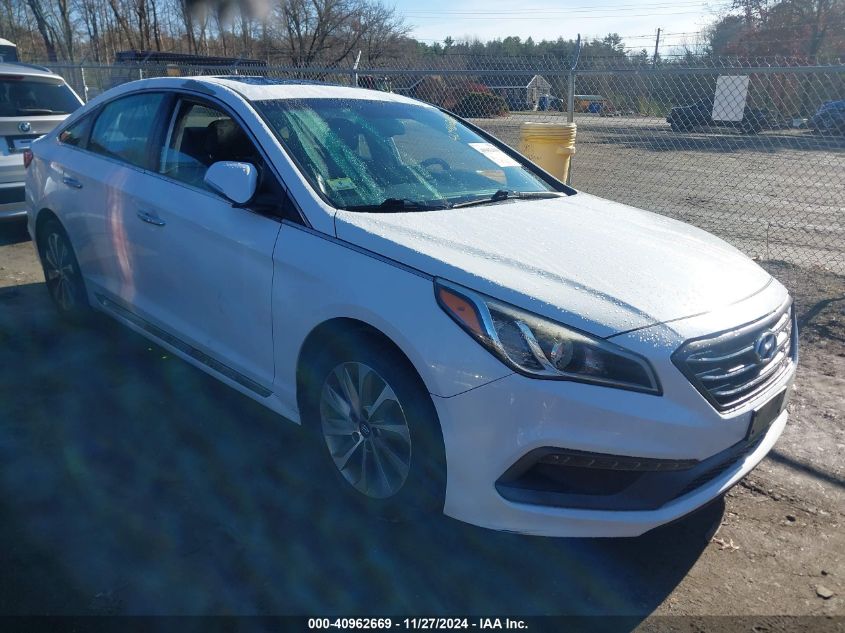 VIN 5NPE34AF8HH484179 2017 Hyundai Sonata, Sport no.1