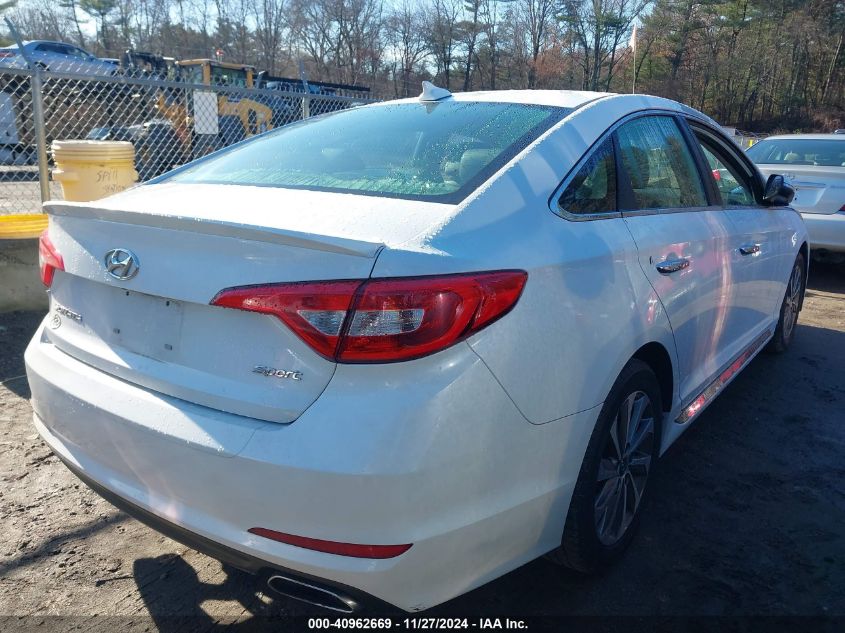 VIN 5NPE34AF8HH484179 2017 Hyundai Sonata, Sport no.4