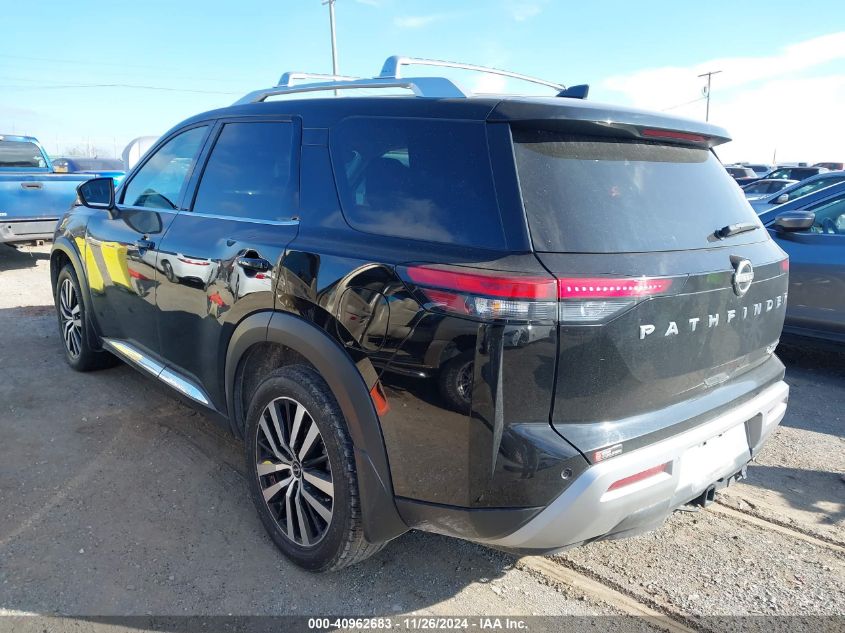 2023 Nissan Pathfinder Platinum 4Wd VIN: 5N1DR3DK0PC218464 Lot: 40962683