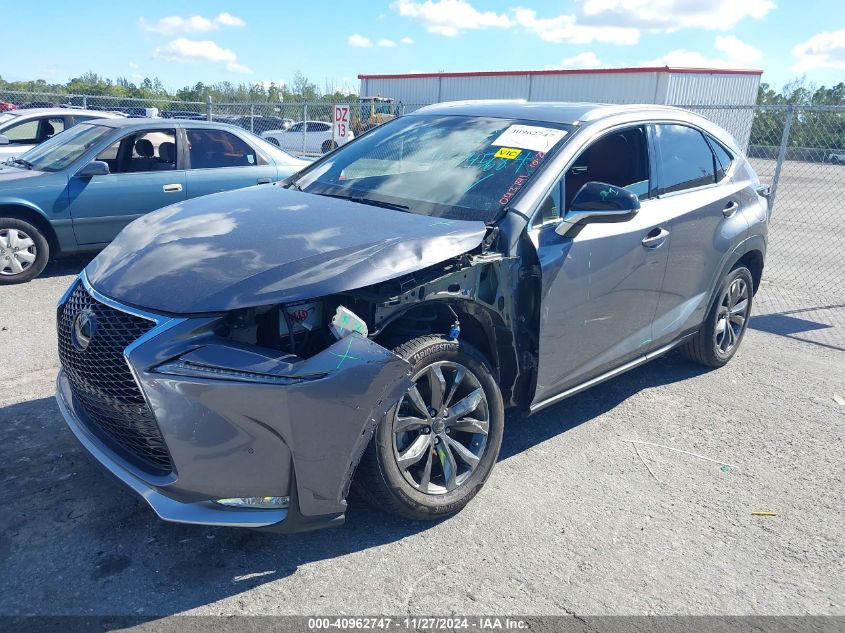 VIN JTJYARBZ6G2043141 2016 Lexus NX, 200T F Sport no.2