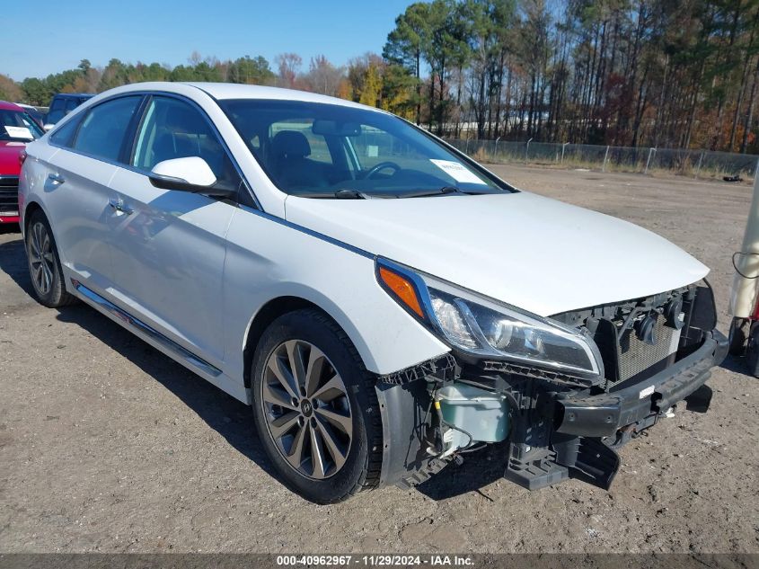 VIN 5NPE34AF6FH127712 2015 Hyundai Sonata, Sport no.1