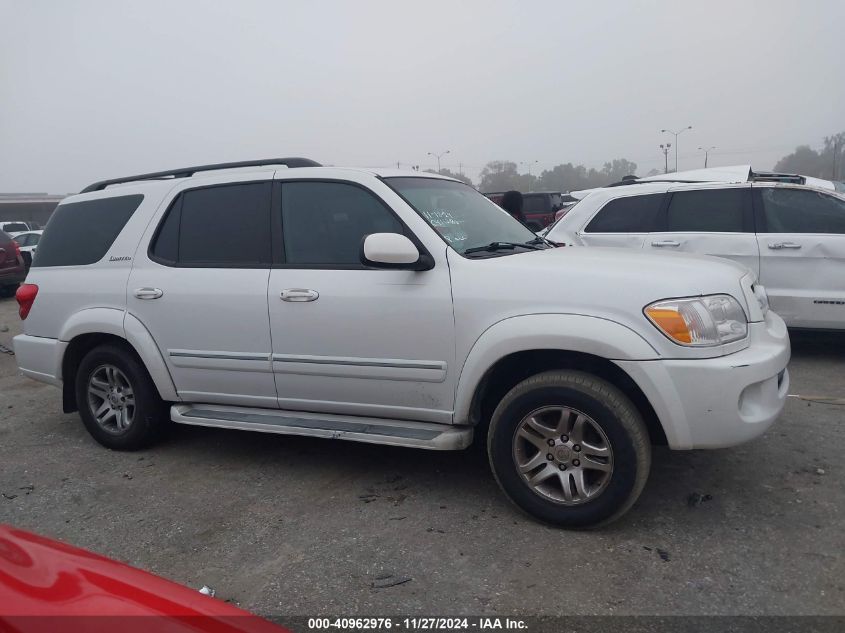 2006 Toyota Sequoia Limited V8 VIN: 5TDZT38A86S275439 Lot: 40962976