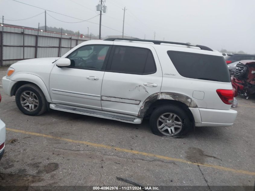 2006 Toyota Sequoia Limited V8 VIN: 5TDZT38A86S275439 Lot: 40962976