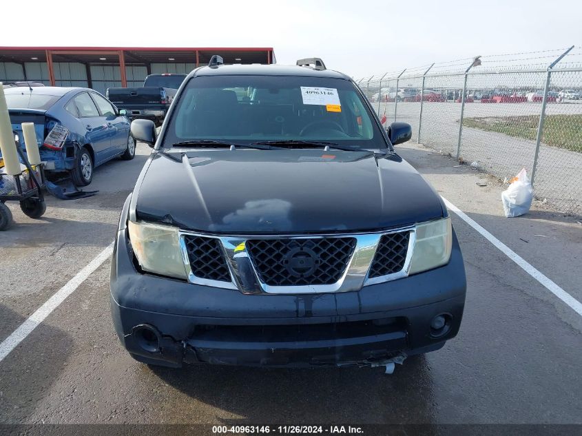 2006 Nissan Pathfinder S VIN: 5N1AR18U66C647593 Lot: 40963146