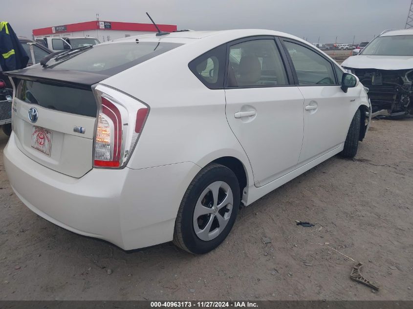 VIN JTDKN3DU1F0442884 2015 Toyota Prius, Four no.4