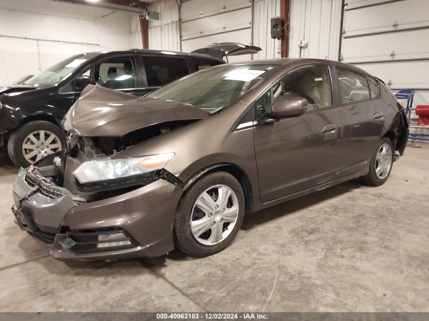 VIN JHMZE2H50DS000576 2013 Honda Insight, LX no.2