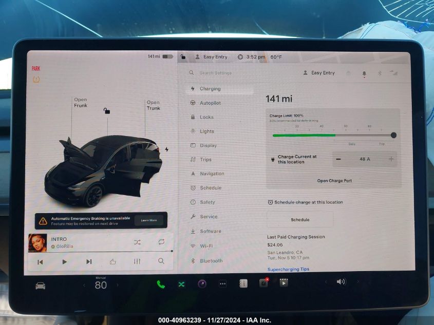 VIN 5YJYGDEE8MF138774 2021 TESLA MODEL Y no.16