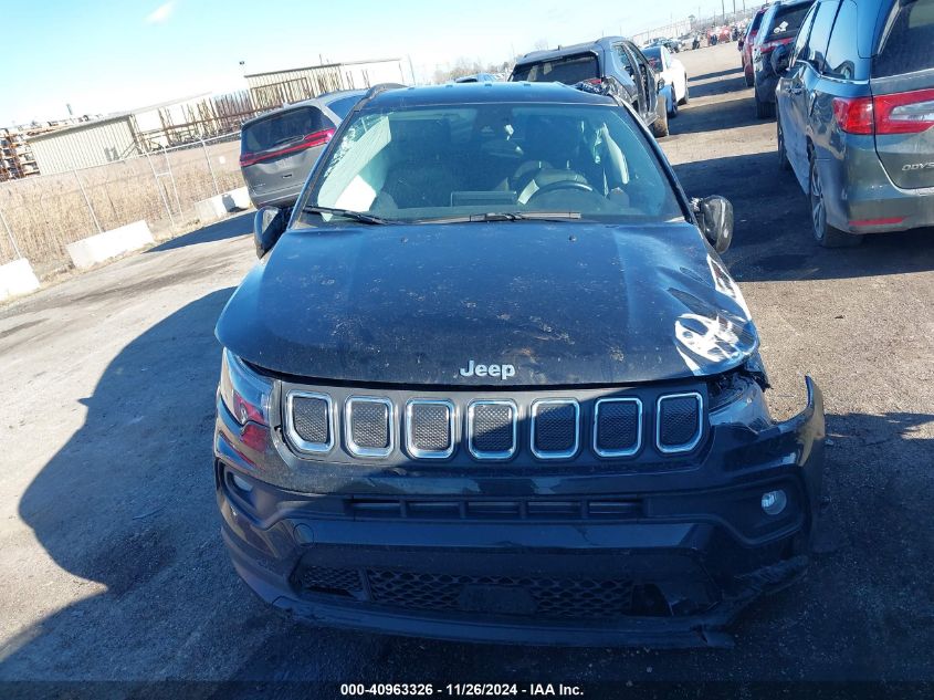 2022 Jeep Compass Latitude Lux 4X4 VIN: 3C4NJDFBXNT224650 Lot: 40963326