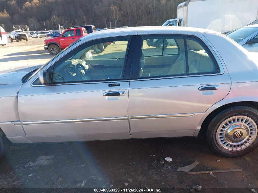 2001 Mercury Grand Marquis Ls VIN: 2MEFM75W21X695460 Lot: 40963329