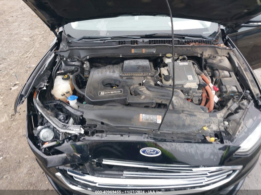 VIN 3FA6P0LU4HR310125 2017 FORD FUSION HYBRID SE