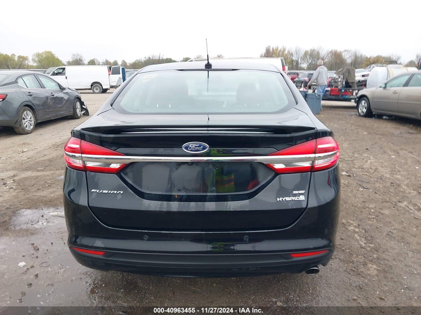 VIN 3FA6P0LU4HR310125 2017 FORD FUSION HYBRID SE
